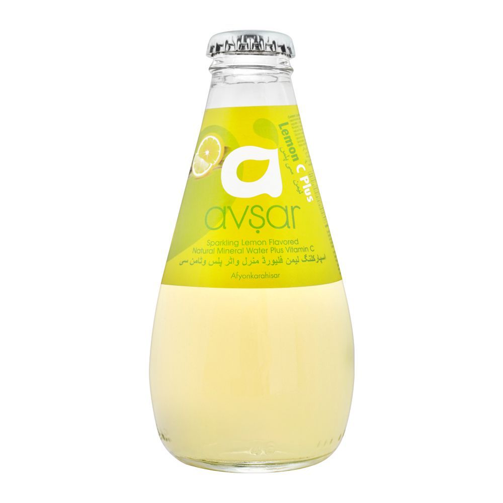Avsar Sparkling Lemon C Plus Natural Mineral Water, 200ml