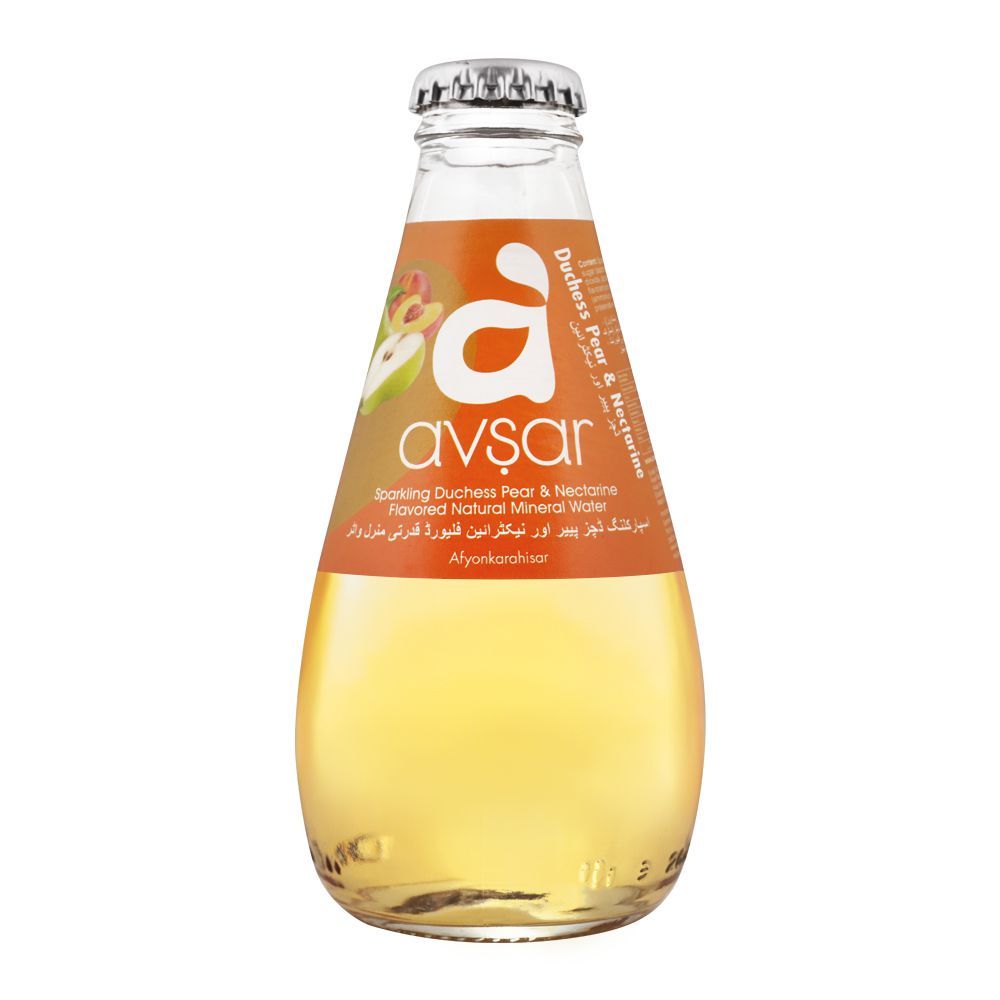 Avsar Sparkling Duchess Pear & Nectarine Natural Mineral Water, 200ml