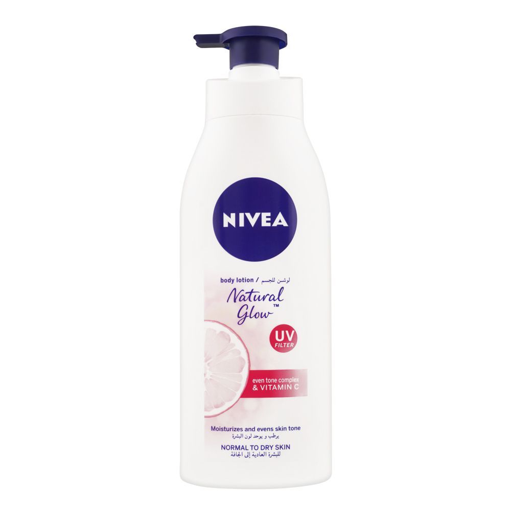 Nivea Natural Fairness UV Filter Body Lotion, Normal To Dry Skin, 400ml