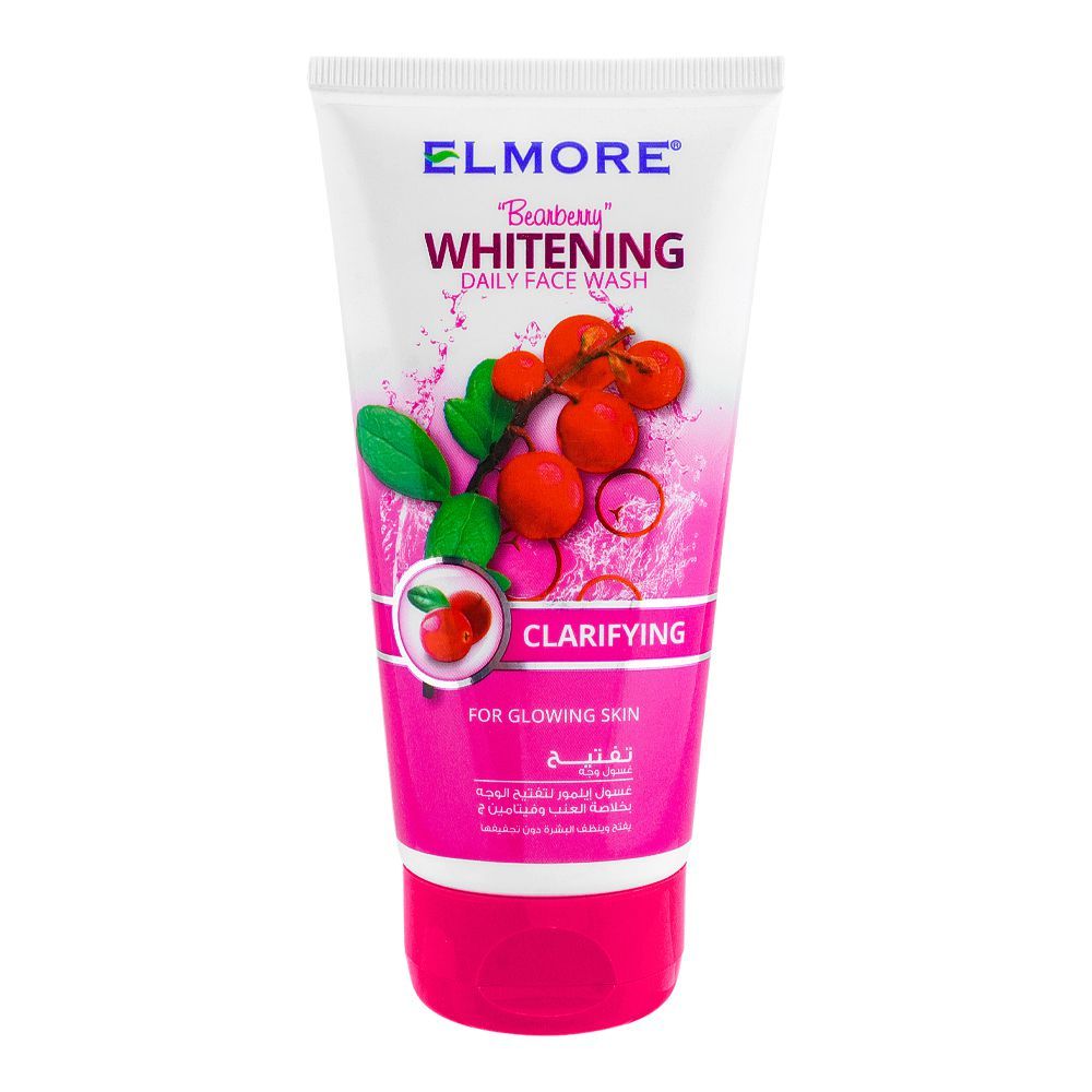 Elmore Clarifying Whitening Daily Face Wash, With Vitamin C, 150ml