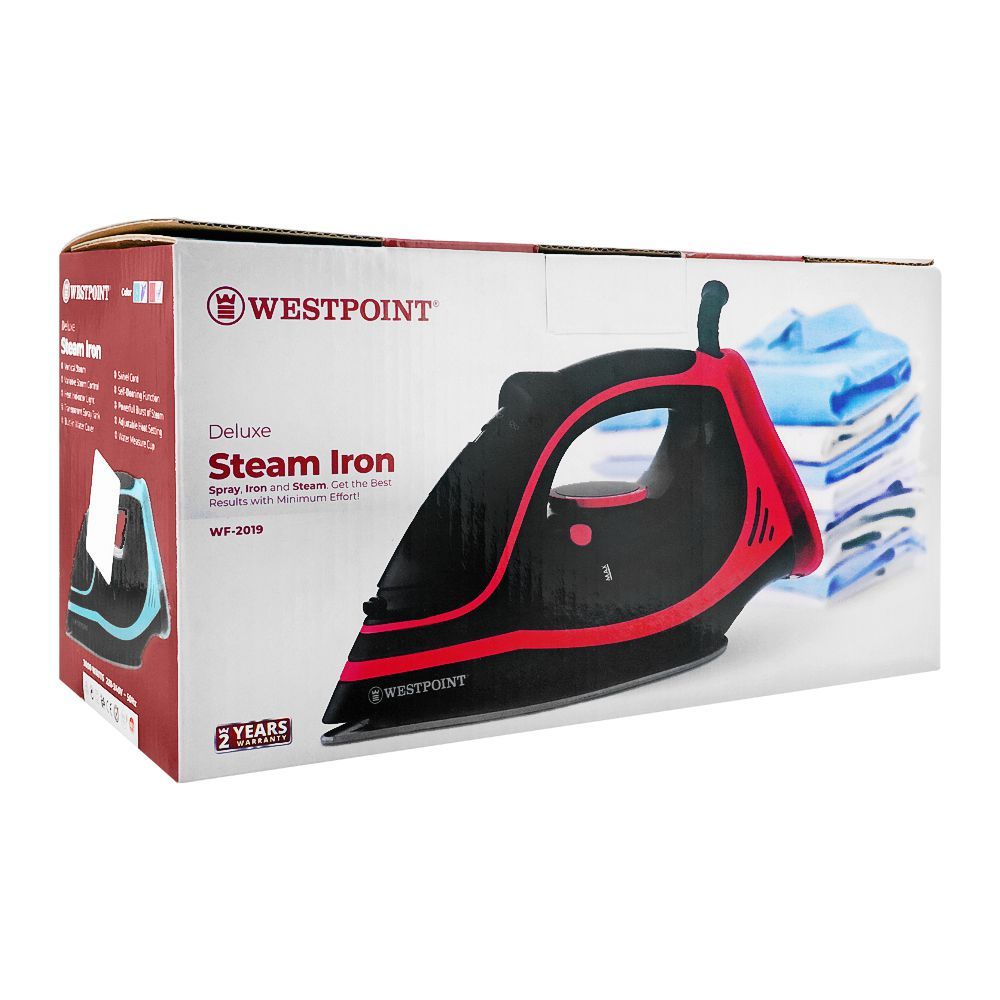 West Point Deluxe Steam Iron, 2200W, WF-2019