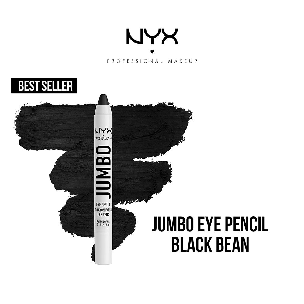 NYX Jumbo Eye Pencil, 601 Black Bean