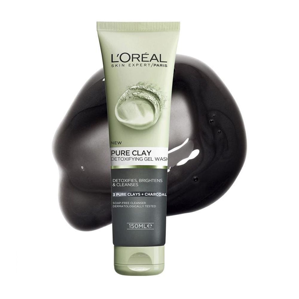 L'Oreal Paris Pure Clay Detoxifying Gel Wash, 150ml