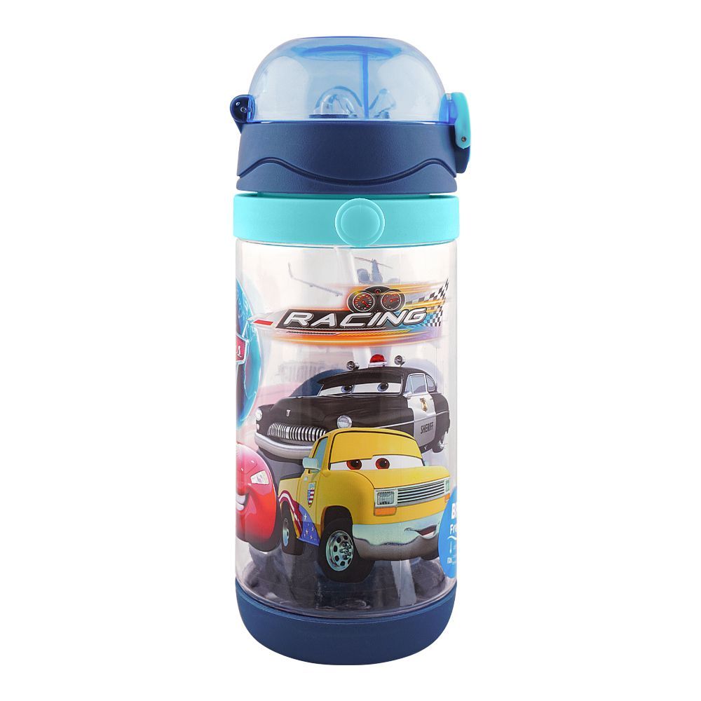 Cars Plastic Water Bottle, Blue, 600ml, V4020