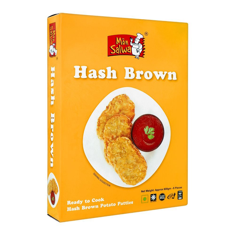 Mon Salwa Hash Brown Potato Patties, 8-Piece, 600g