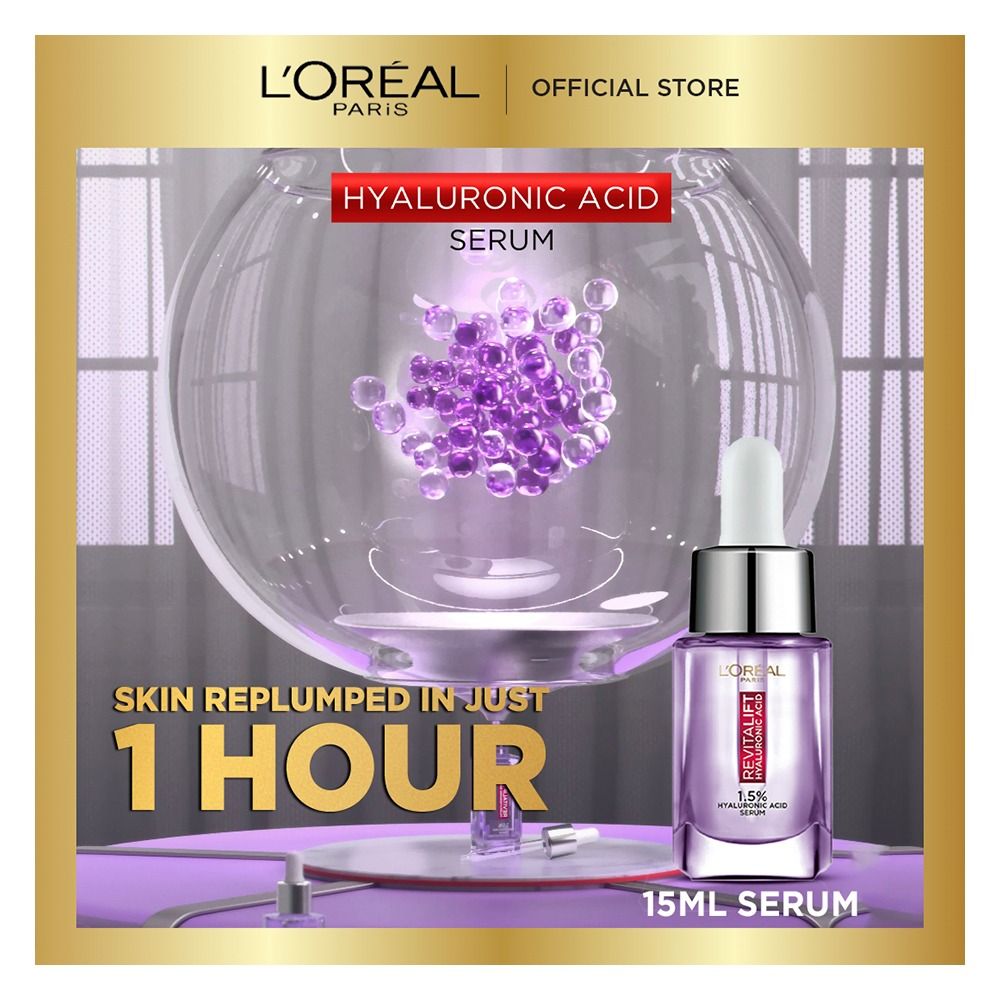 L'Oreal Paris Revitalift Hyaluronic Acid Serum, 15ml