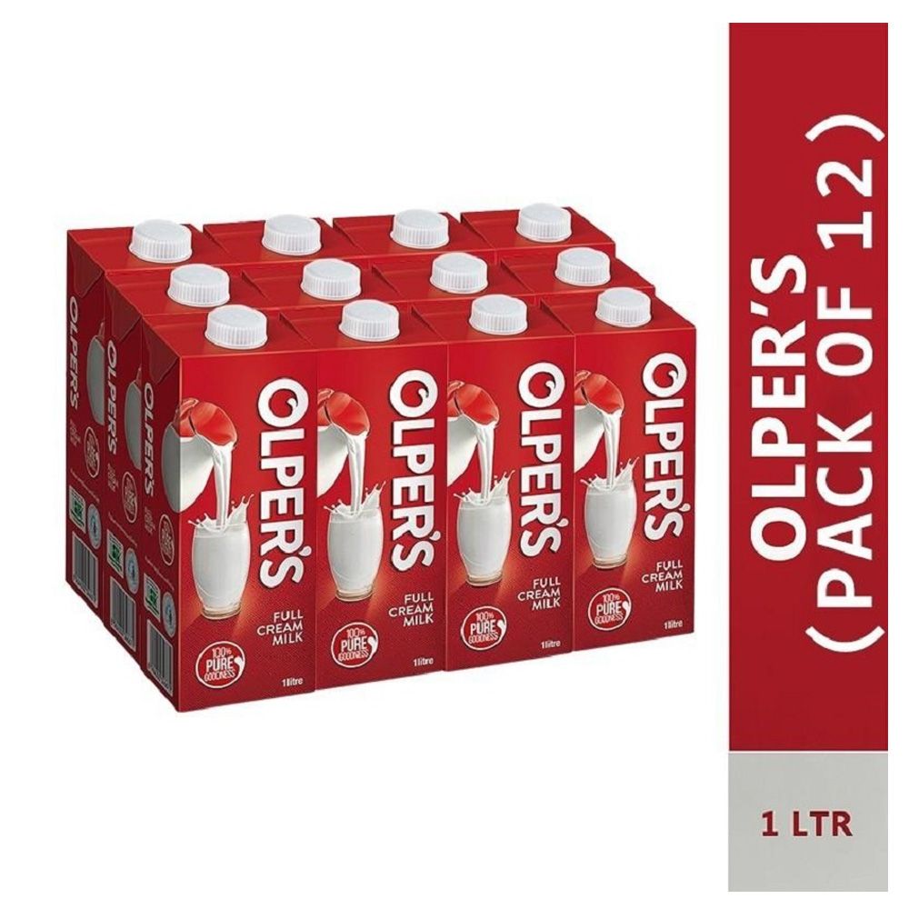Olper's Full Cream Milk, 1000ml, 12-Pack Carton