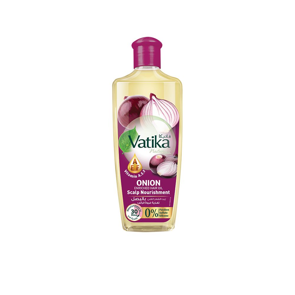 Dabur Vatika Naturals Scalp Nourishment Onion Enriched Hair Oil, 200ml