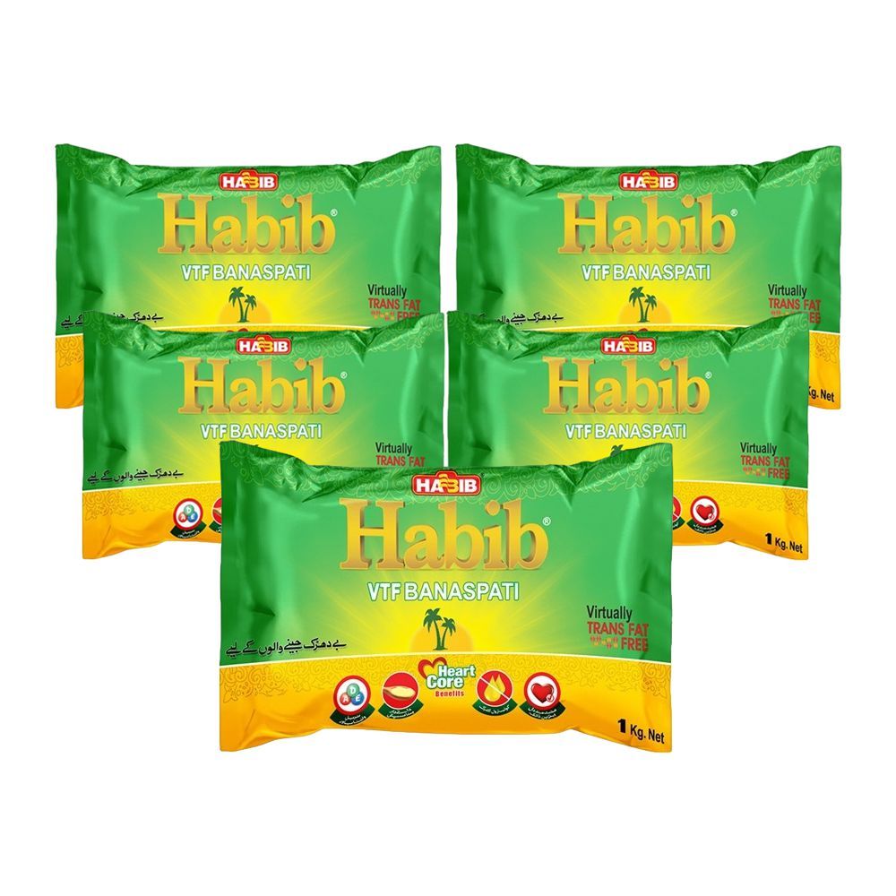 Habib VTF Banaspati, 1kg Each, 5-Pack