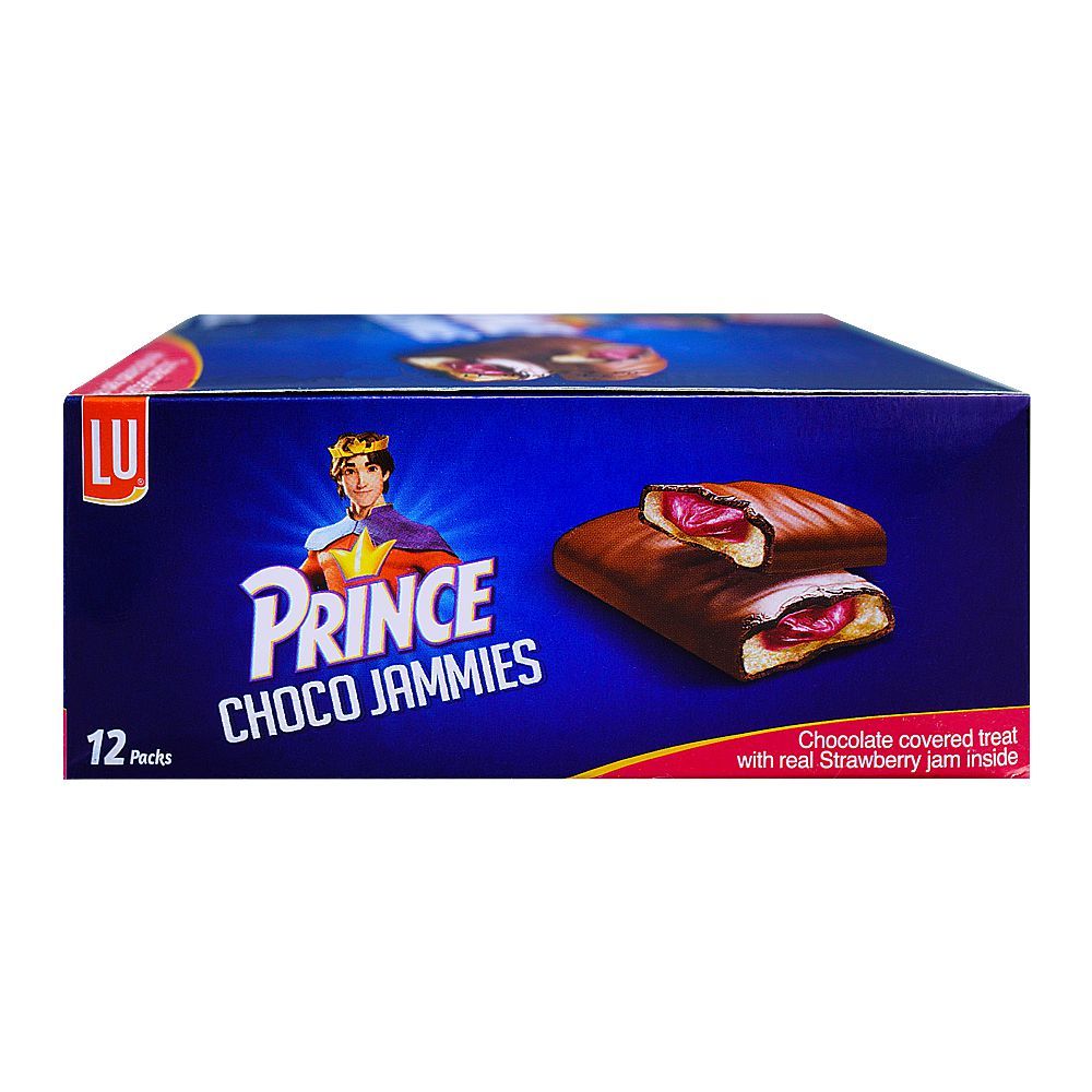 LU Prince Choco Jammies Biscuit, Bar Pack, Box