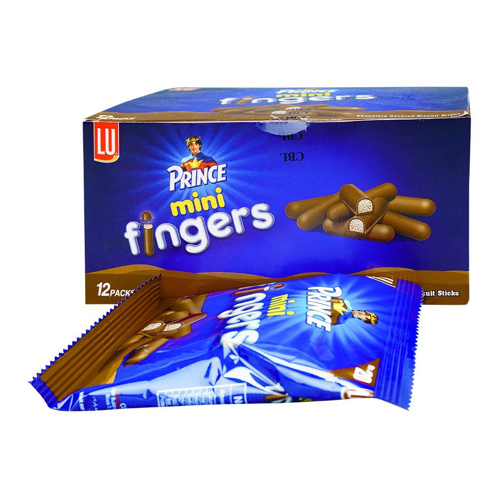 LU Prince Mini Fingers Biscuit, Snack Pack Box, 35g Each