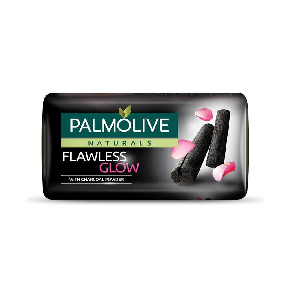Palmolive Naturals Flawless Glow Soap, With Charcoal Powder, 110g