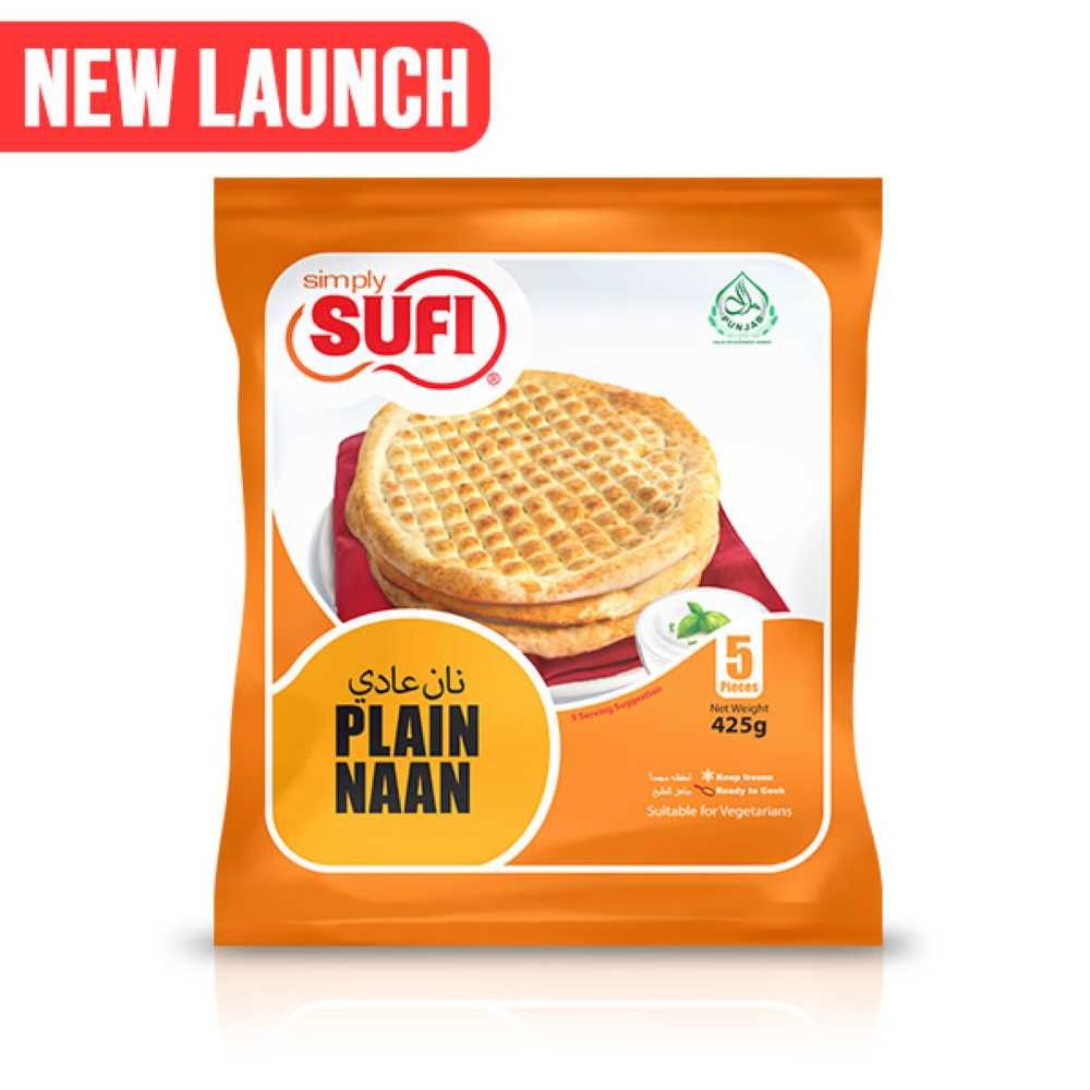 Sufi Plain Naan 5 Pieces