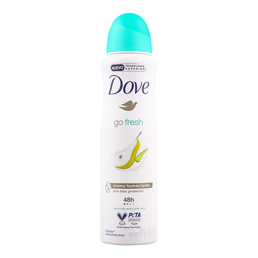 Dove Go Fresh Pear & Aloe Vera Scent Anti-Prespirant Deodorant Spray, 150ml