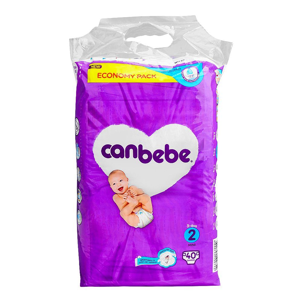 Canbebe Comfort Dry Mini No. 2, 3-6 KG, 40-Pack