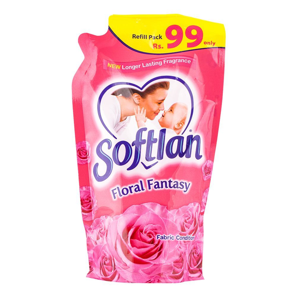 Softlan Fabric Conditioner, Floral Fantasy, Pouch, 450ml
