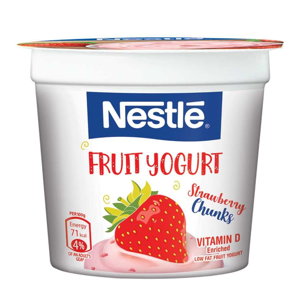 Nestle Strawberry Fruit Yogurt, 100g
