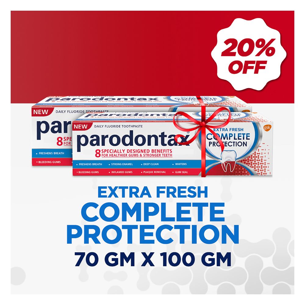 Parodontax Extra Fresh Complete Protection Toothpaste 100gm + 70gm Saver Pack