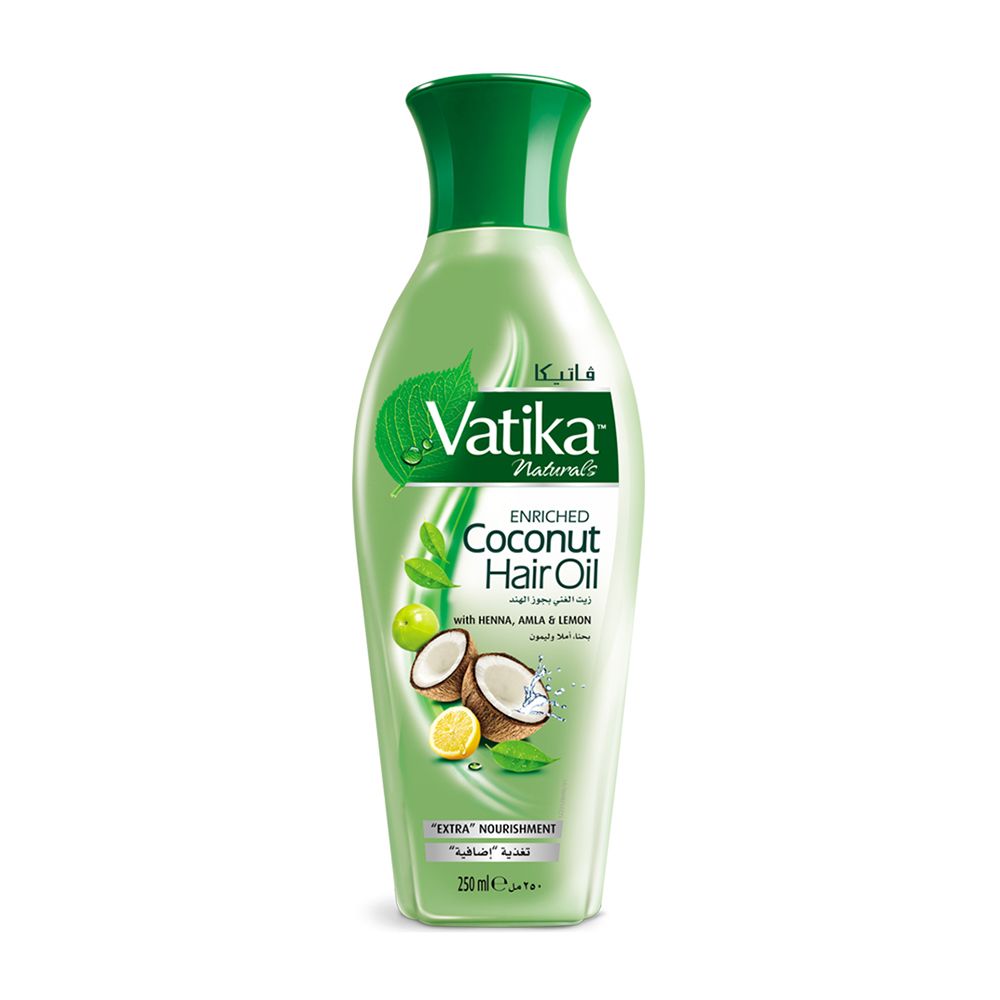 Dabur Vatika Enriched Coconut Hair Oil, Extra Nourishment 250ml