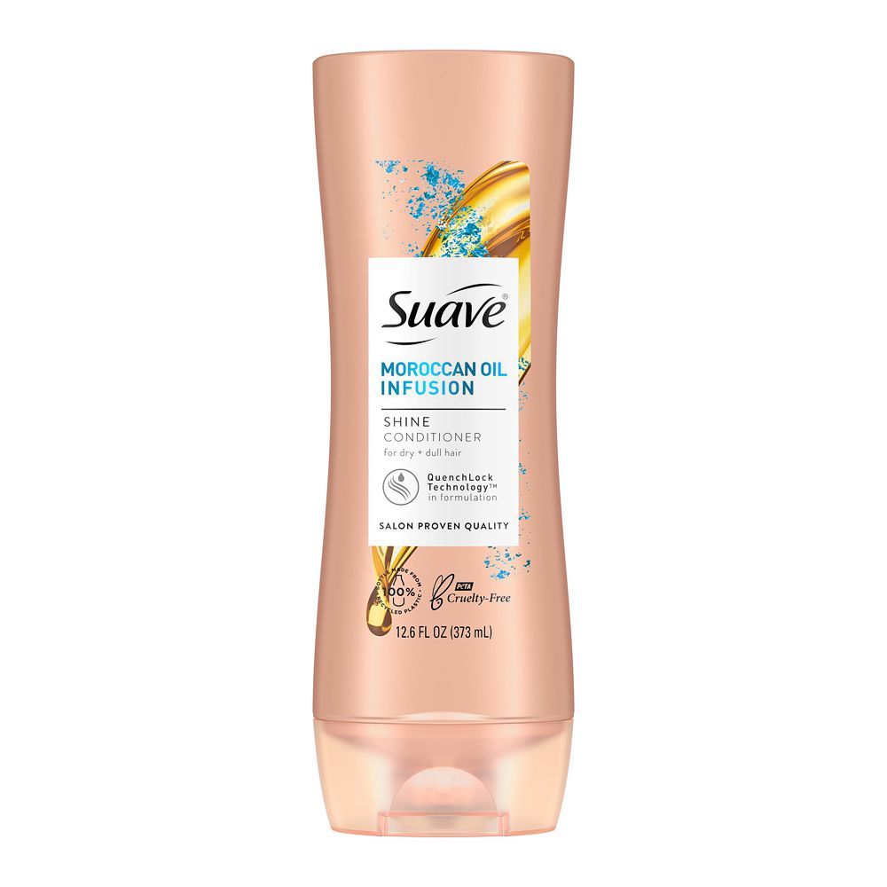 Suave Moroccan Infusion Shine Conditioner, For Normal To Dry Hair, 373ml