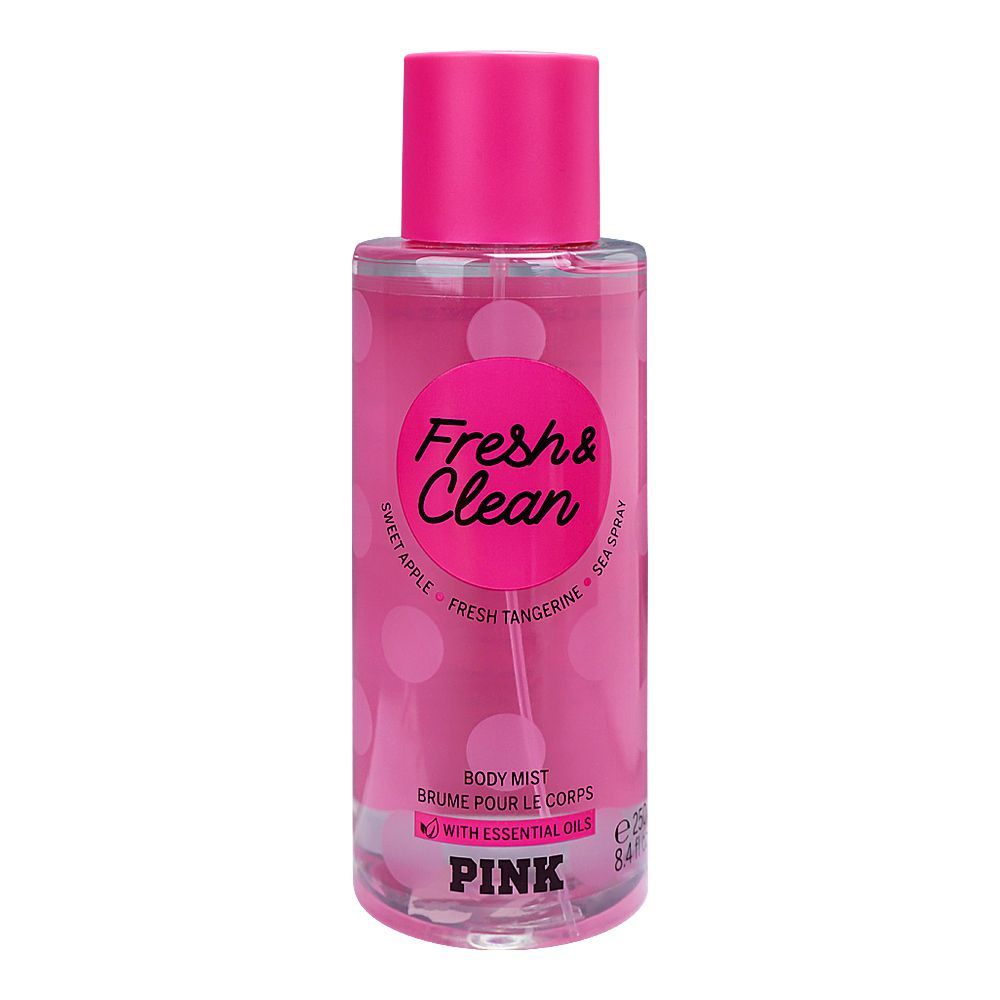 Victoria's Secret Pink Fresh & Clean Fragrance Mist, For Women, 250ml