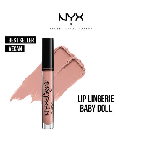 NYX Liquid Lipstick Lip Lingerie, 11 Baby Doll