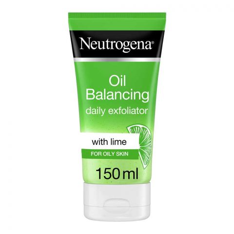 Neutrogena Oil Balancing Daily Exfoliator with Lime, For Oily Skin, 150ml