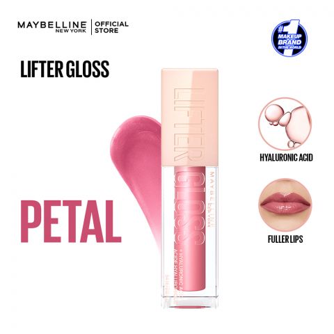 Maybelline New York Lifter Gloss With Hyaluronic Acid, 005, Petal