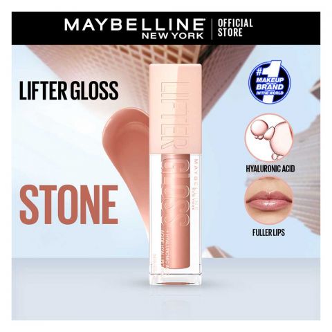 Maybelline New York Lifter Gloss With Hyaluronic Acid, 008, Stone