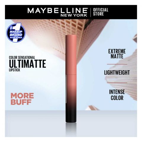 Maybelline Color Sensational Ultimate Matte Lipstick, 699 More Buff