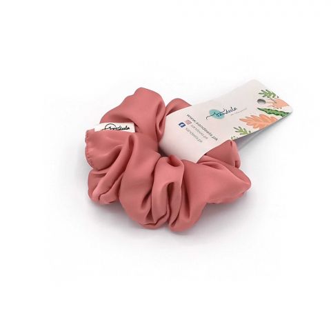 Sandeela Silky Classic Scrunchies, Pink, 03-02-1001