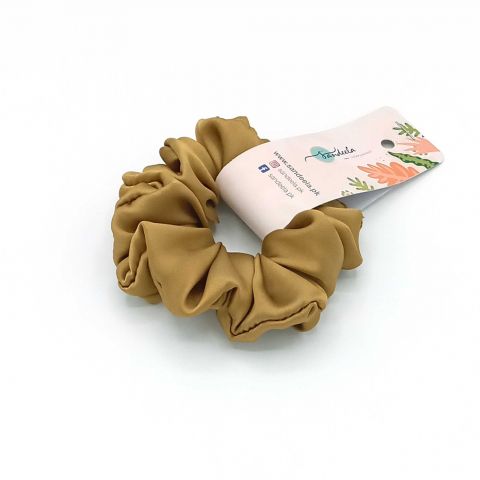 Sandeela Silky Classic Scrunchies, Fawn, 03-02-1051