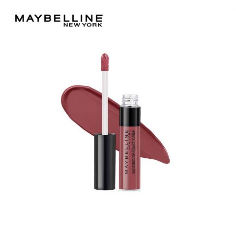 Maybelline New York Color Sensational Liquid Matte Lipstick, 06 Best Babe