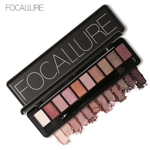 Focallure Full Featured Nude 10 Shade Eyeshadow, 03, FA-08, #EN-FA-08-3-2