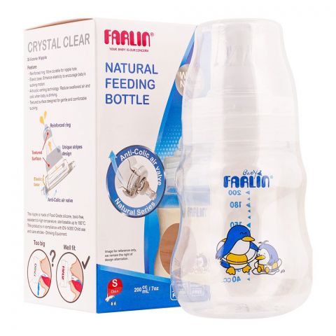 Farlin Wide Neck Natural Feeding Bottle, 200ml, NF-809