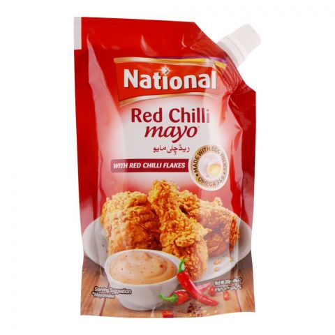 National Red Chill Mayo Sauce, 200g