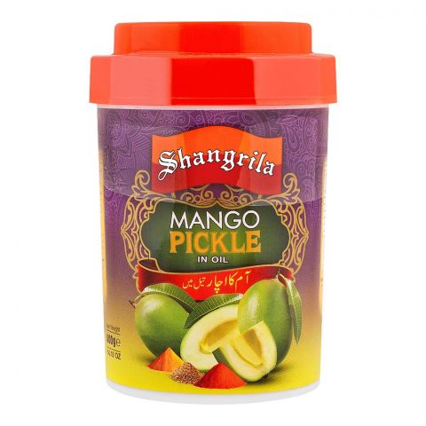 Shangrila Mango Pickle In Oil, Jar, 400g