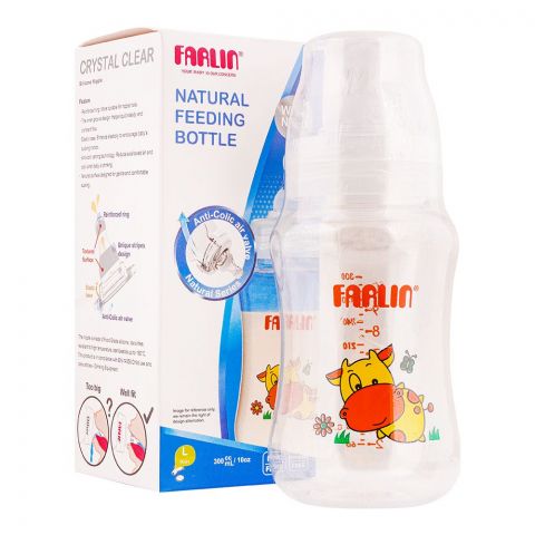 Farlin Wide Neck Natural Feeding Bottle, 300ml, NF-805