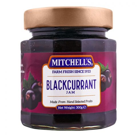 Mitchell's Blackcurrant Jam, 300g