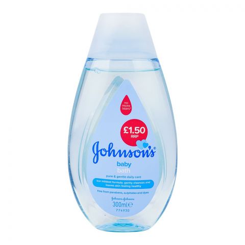 Johnson's Pure & Gentle Daily Care Baby Bath, Italy, 300ml