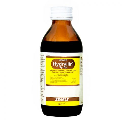 Searle Hydryllin Sugar-Free Syrup, 120ml