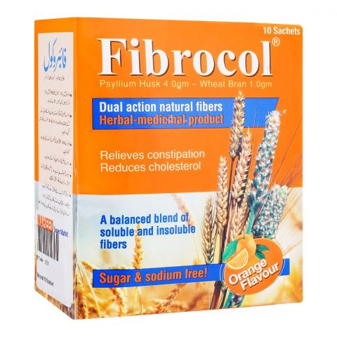 Biogenics Fibrocol Orange Sachet, 10-Pack