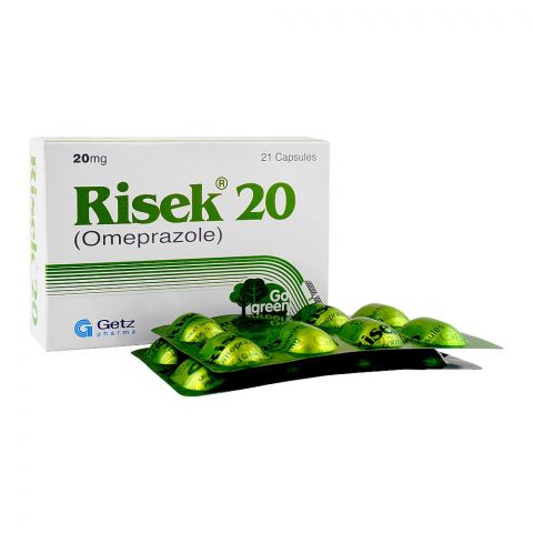 Getz Pharma Risek Capsule, 20mg, 21-Pack
