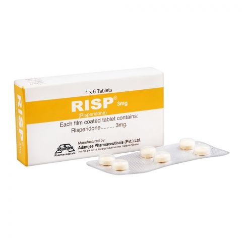Adamjee Pharmaceuticals Risp Tablet, 3mg, 6-Pack