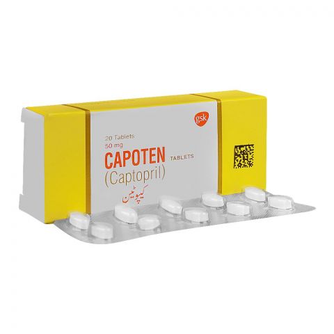 Capoten Tablets Strip, 50mg