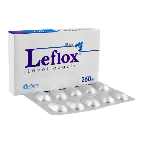 Getz Pharma Leflox Tablet, 250mg, 10-Pack