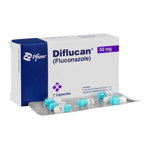 Diflucan Capsules Box, 50mg