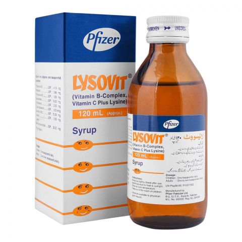 Pfizer Lysovit Syrup, 120ml