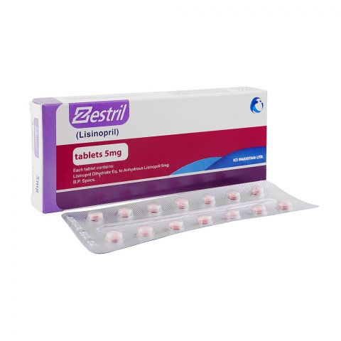 ICI Pharmaceuticals Zestril Tablet, 5mg, 14-Pack