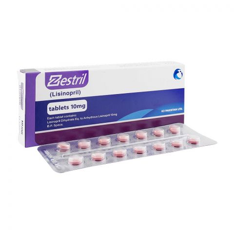 ICI Pharmaceuticals Zestril Tablet, 10mg, 14-Pack